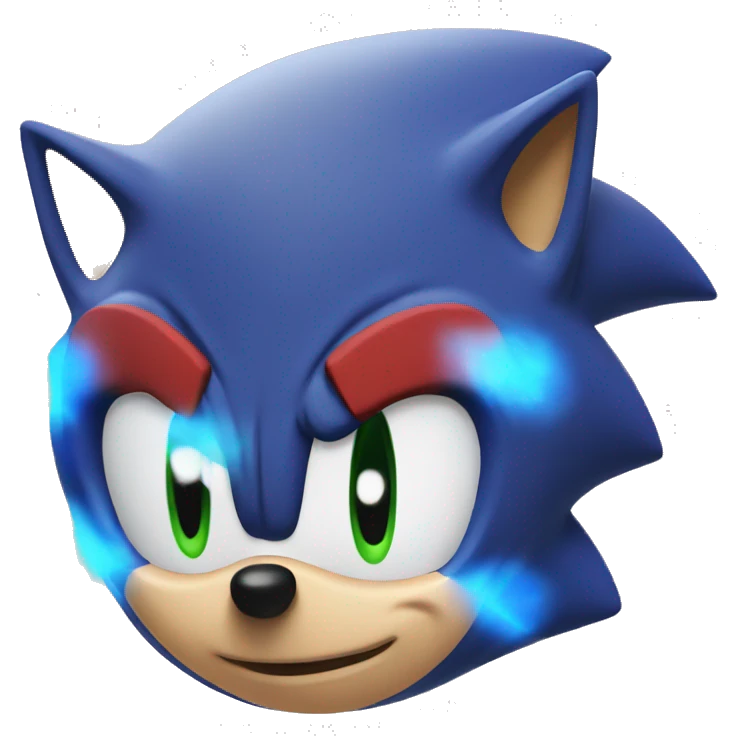 Sonic the hedgehog emoji