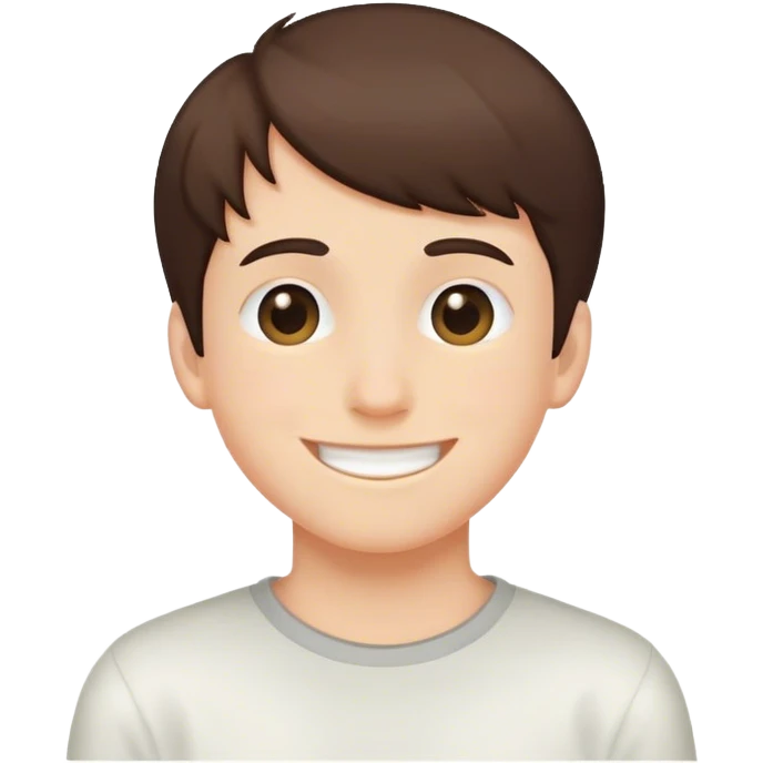 smiling boy indoors meme faceless emoji