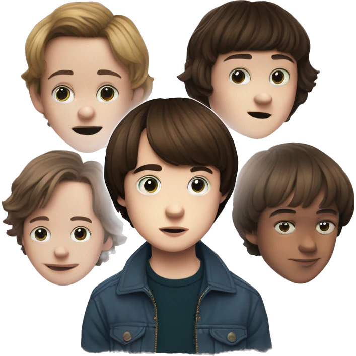 Noah Schnapp Will Byers stranger things cartoon  emoji