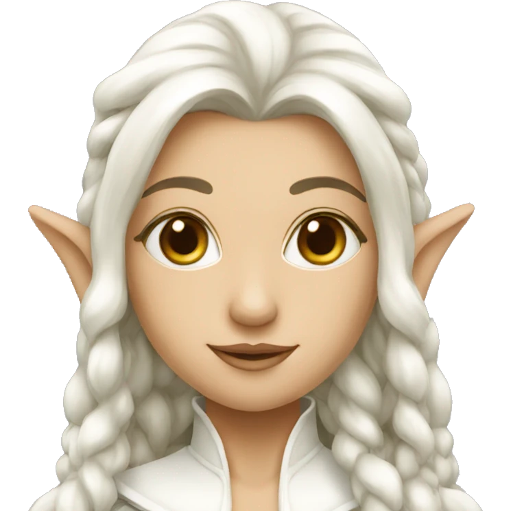 elfe femme blanche  emoji