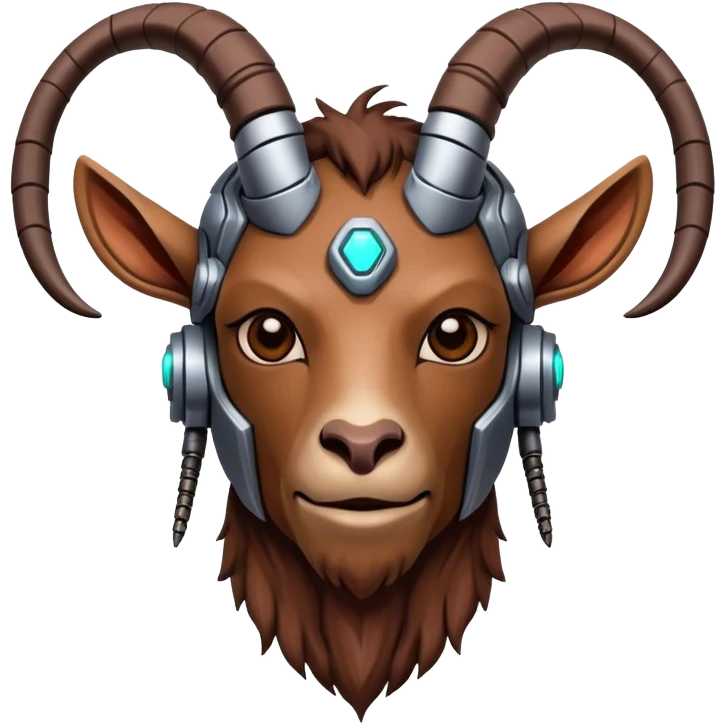 Cybernetic Goat(Ram) man emoji