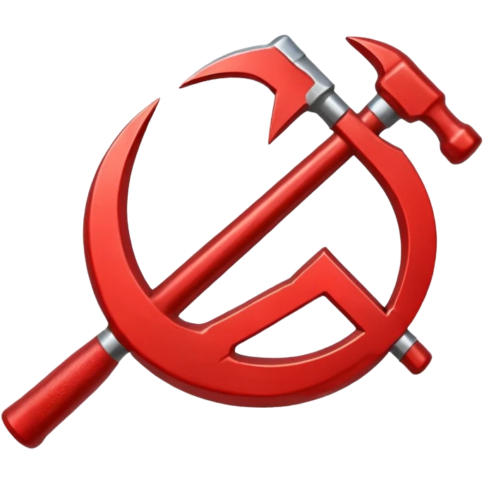Hammer and sickle emoji