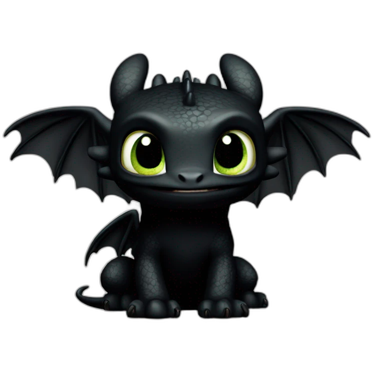 Toothless how to train your dragon  emoji