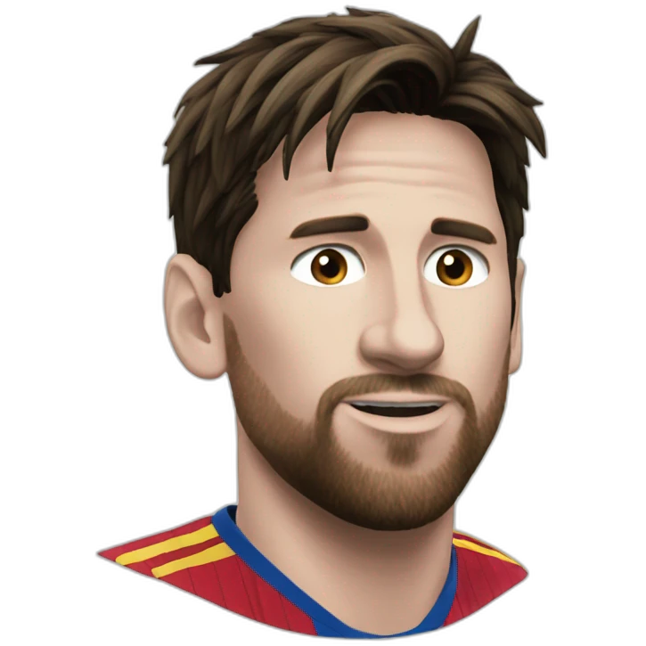 Messi qui boit emoji