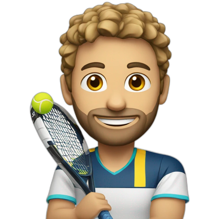 Padel-player-in- emoji