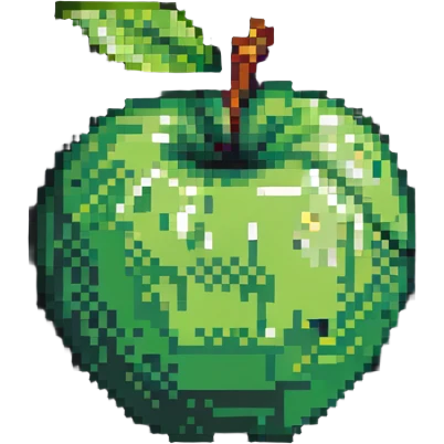 green apple emoji