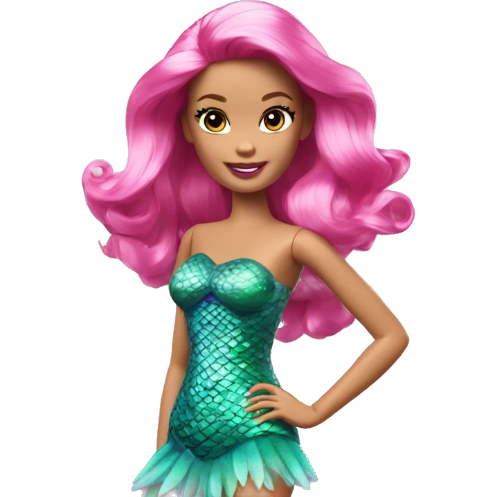 barbie mermaidia emoji
