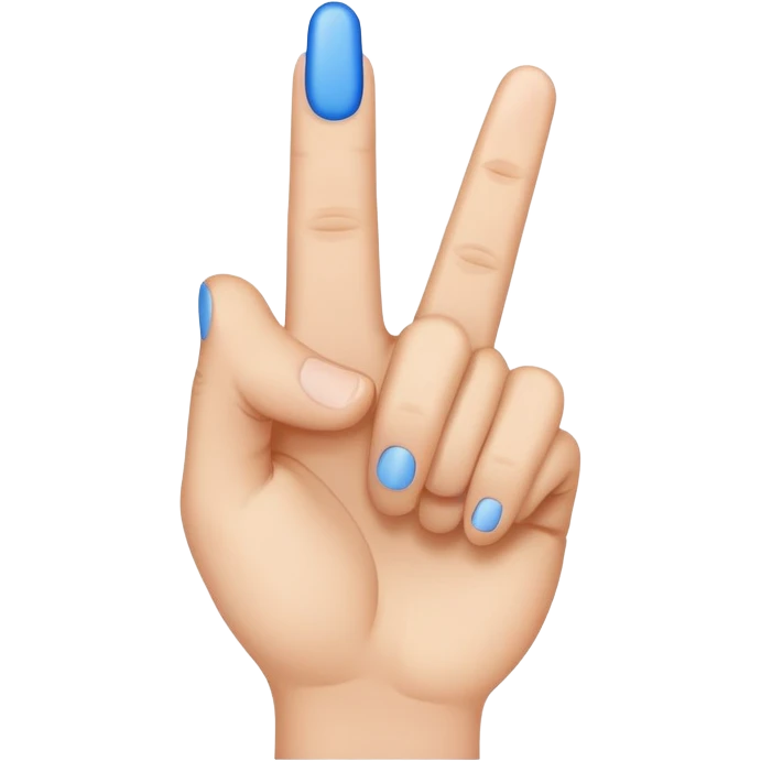 I want a blue middle finger emoji