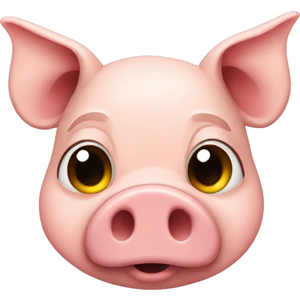 Pig with attitude  emoji