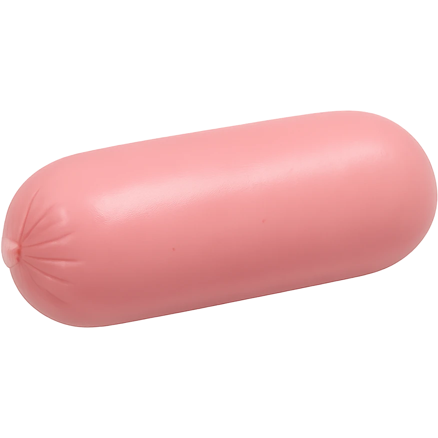 pink sausage, no background emoji