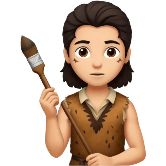 stone age artist emoji