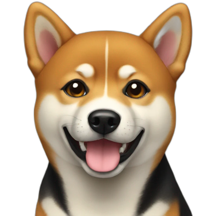 black-shiba-dog emoji