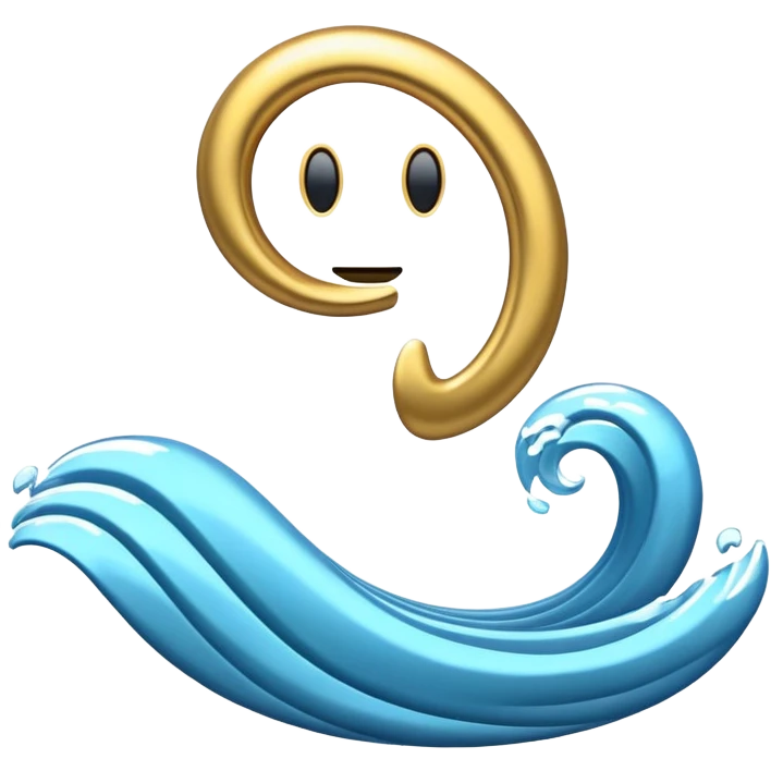 Ai like Jarvis waves  emoji