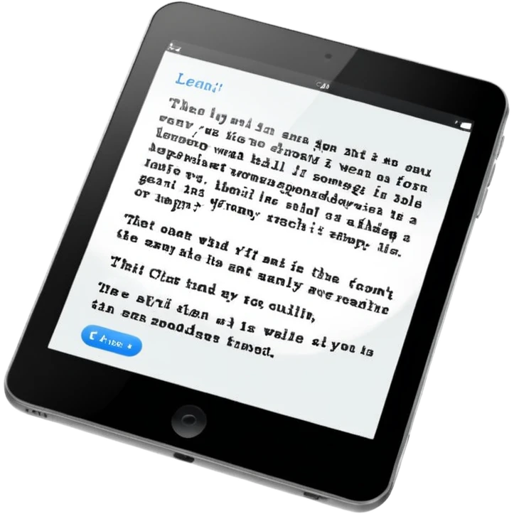 only written text on tablet emoji