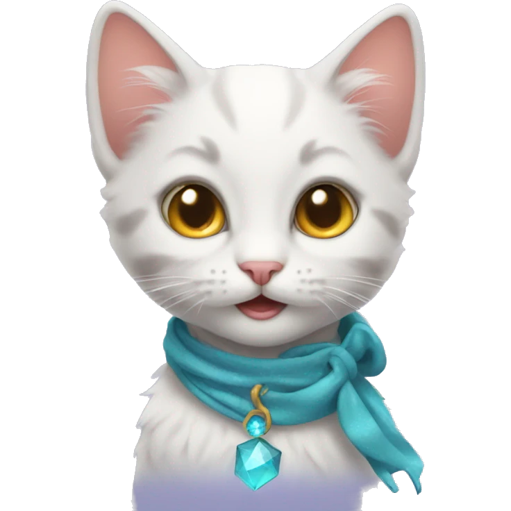 kitten magic emoji
