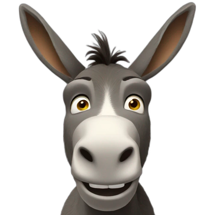Donkey from shrek emoji