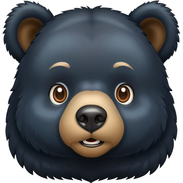 black bear emoji