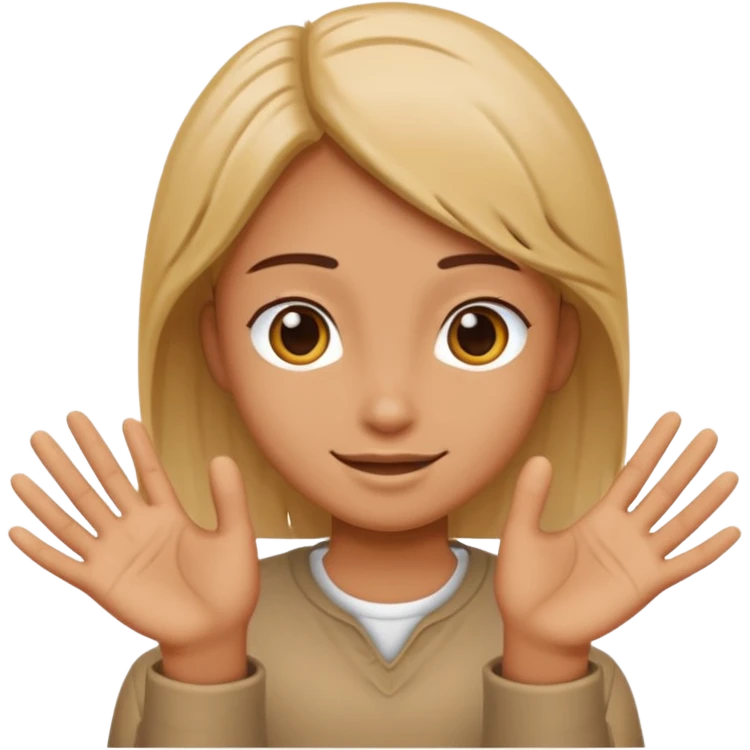 positive attitude hands emoji