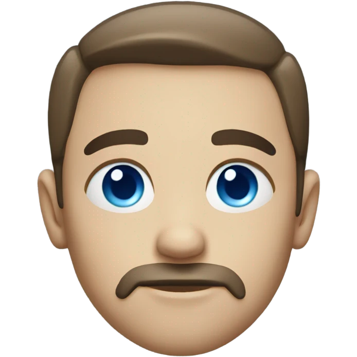 Blue eyes emoji