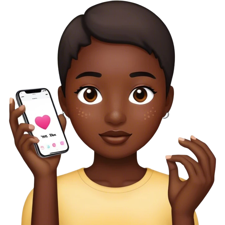 Tik tok hyperpigmentation emoji