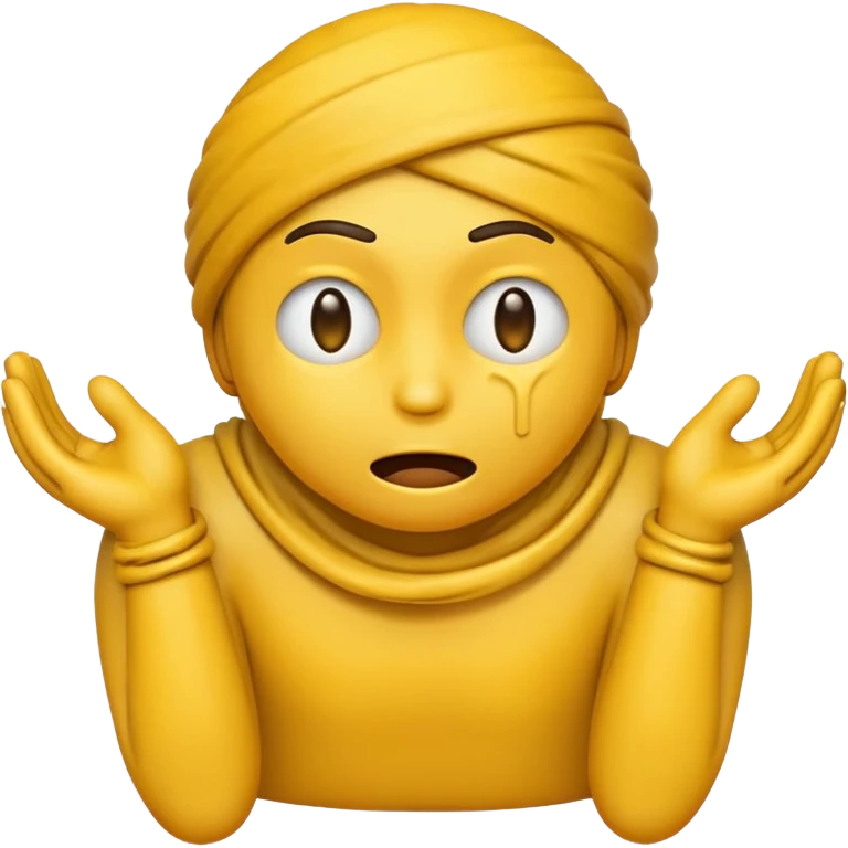 emoji strangling itself with its own hands emoji