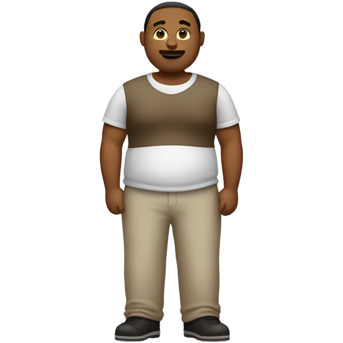 Fat guy emoji