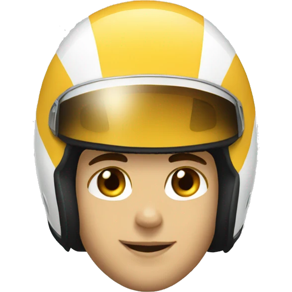 racer male with a helmet emoji