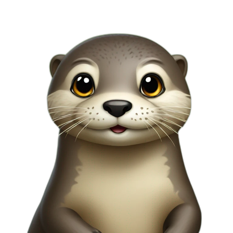 Loutre sur tortu emoji
