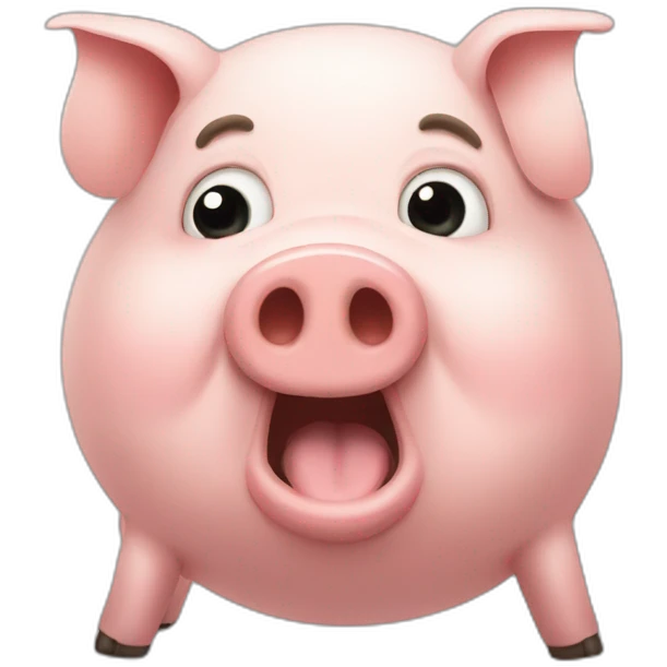 pig farts emoji