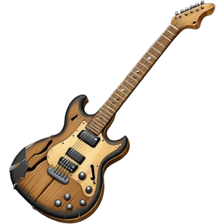 broken electric giutar emoji