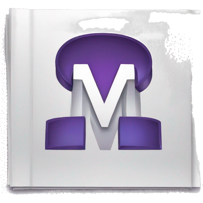 magazine letter m and e emoji