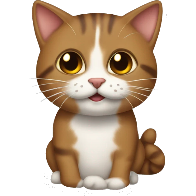 Gato marrón  emoji
