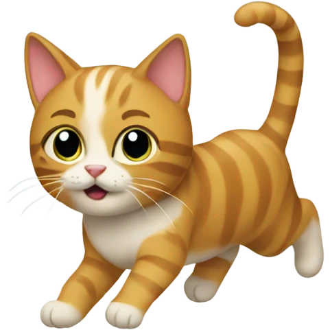 Cat walking emoji