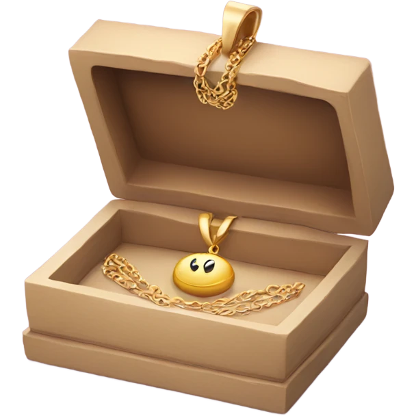 Necklace in box emoji