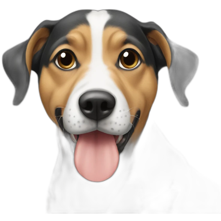 Chien qui mange emoji