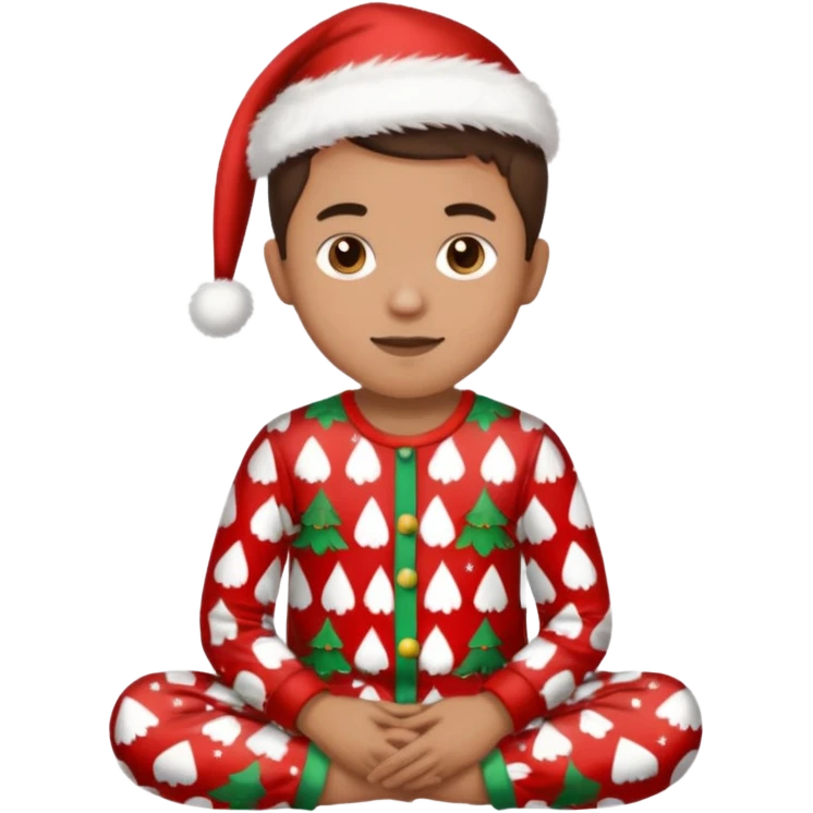 single xmas pajamas unisex  emoji