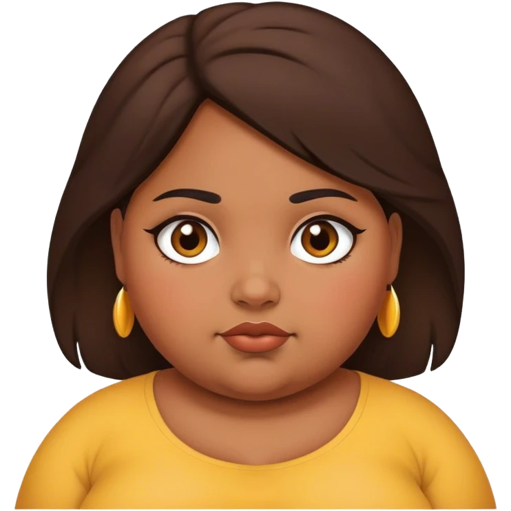 Fat Hispanic girl emoji