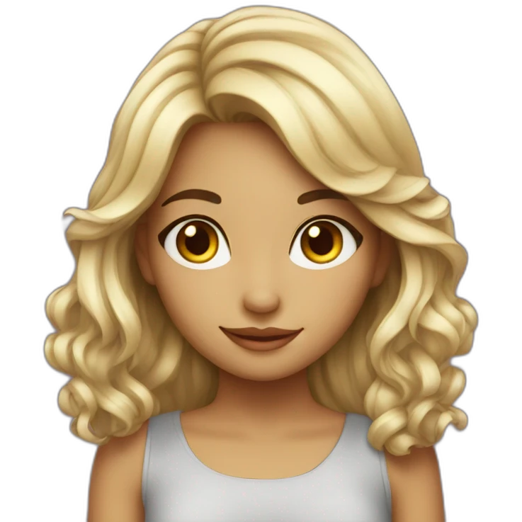 cute beautiful girl emoji