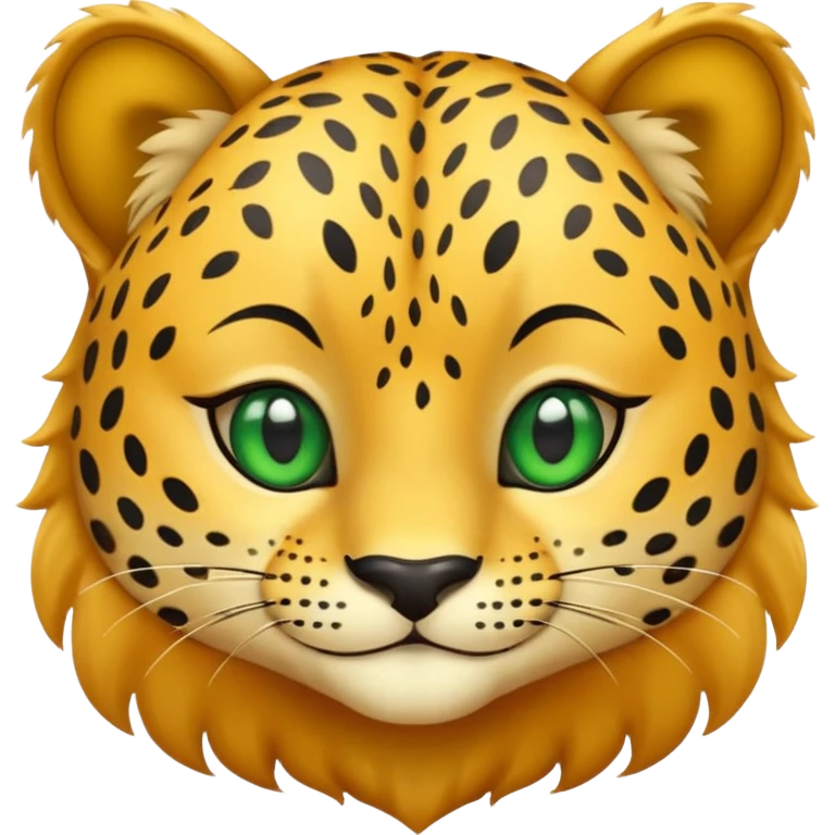leopard in love emoji