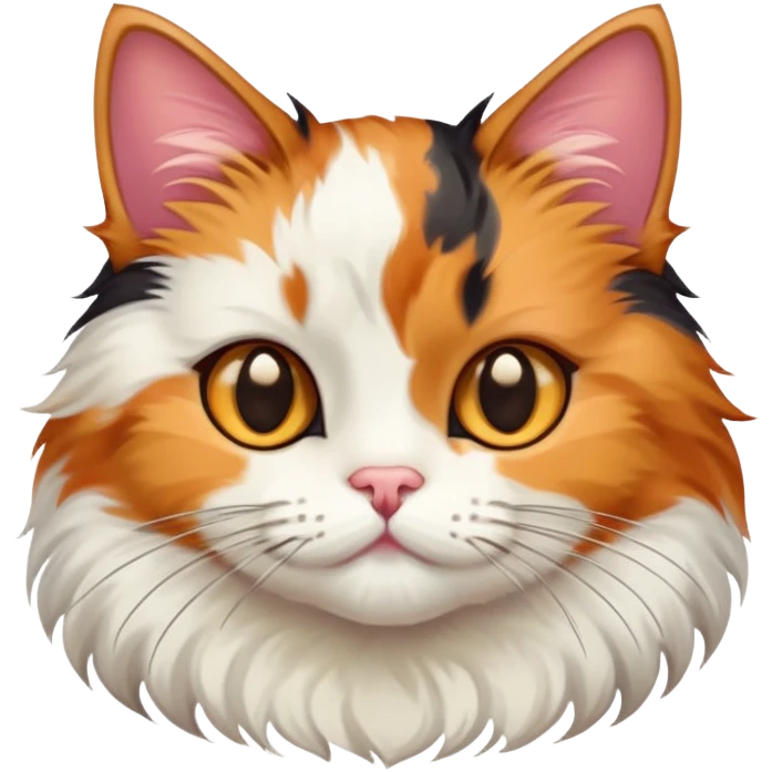 3color cat emoji