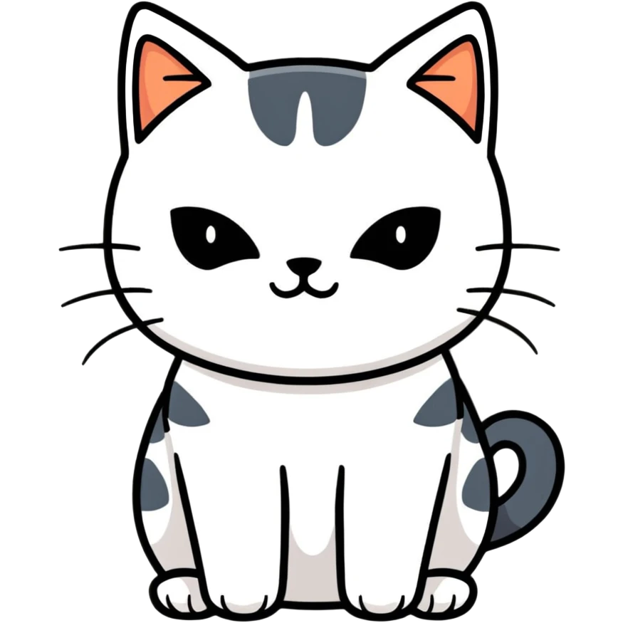 Cat in pain with writing “karmo moja” emoji