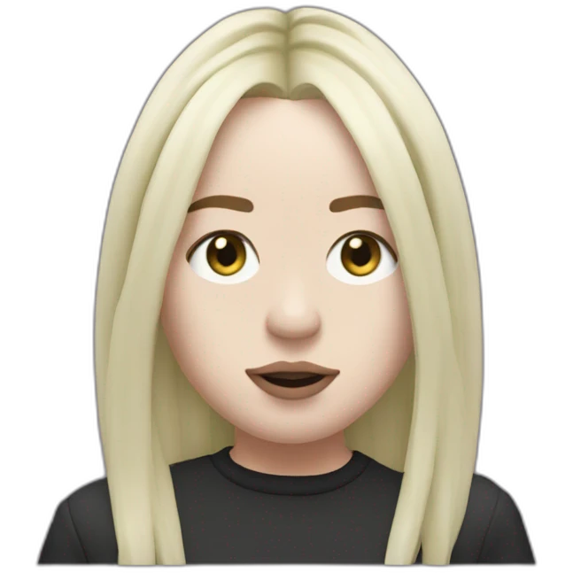 Billie eilish chanteuse emoji