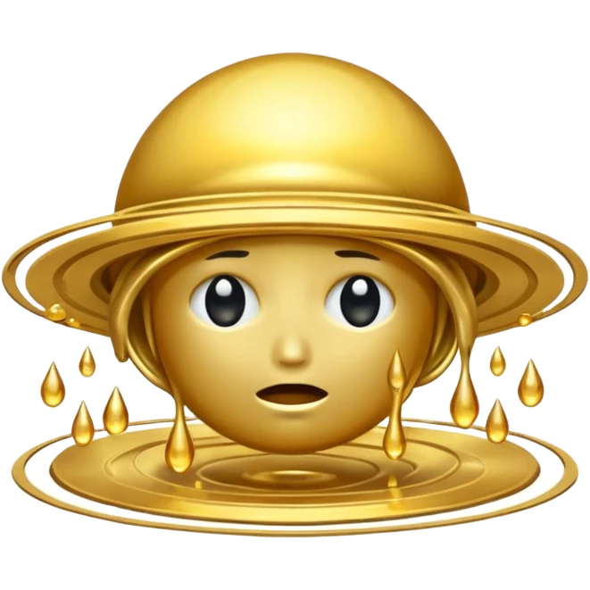 saturn crying  emoji