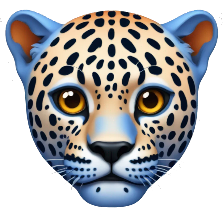 blue orange jaguar emoji emoji