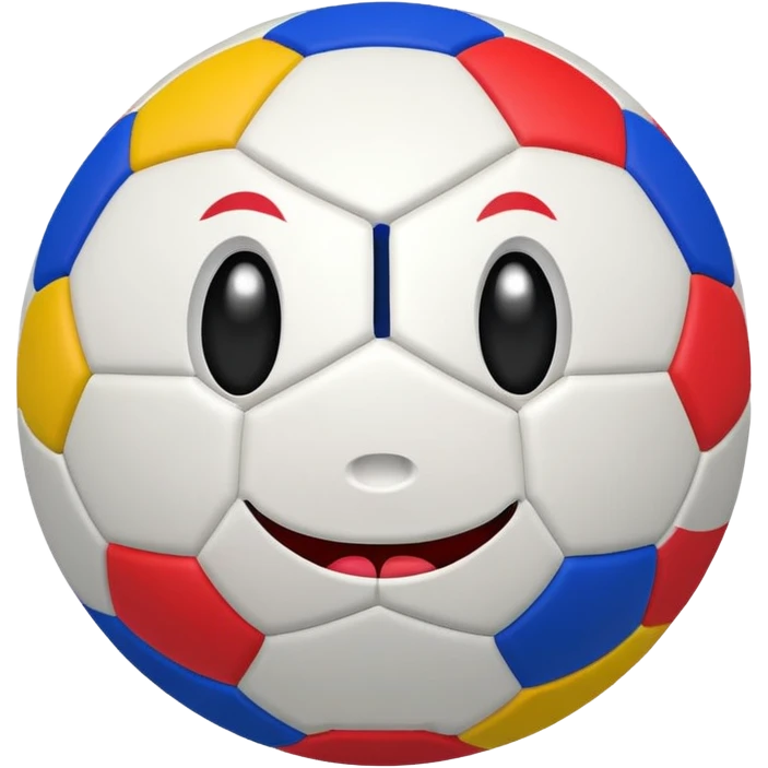 BALON DE FUTBOL CON CARAS emoji
