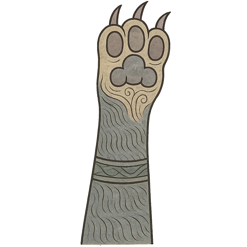 cat paw, illuminated manuscript, ornate emoji