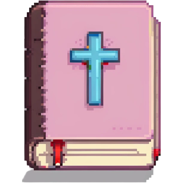 Pink Bible emoji emoji