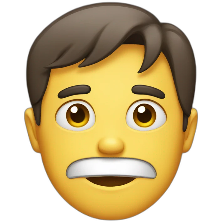 Sad smile emoji