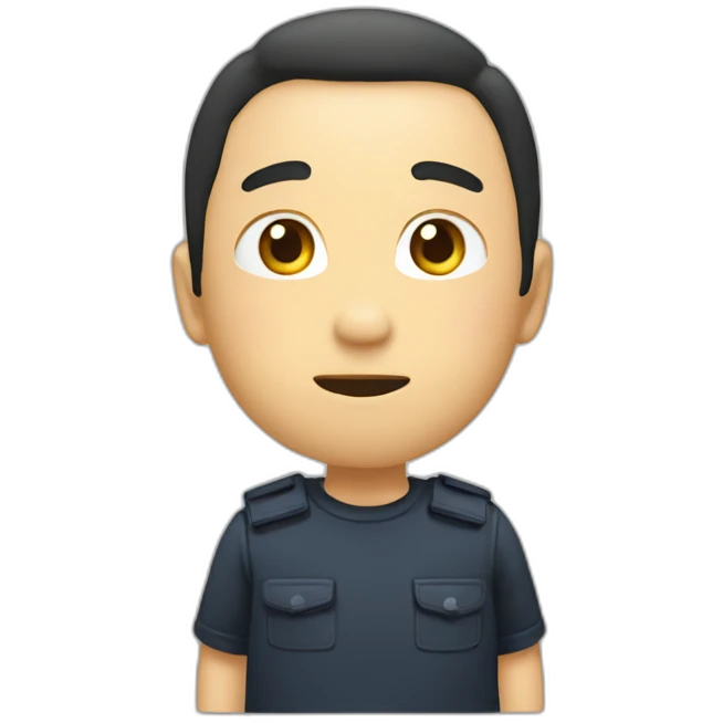 腰を折ったお辞儀 emoji