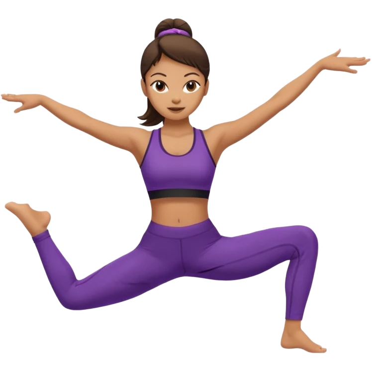 Woman doing the splits emoji